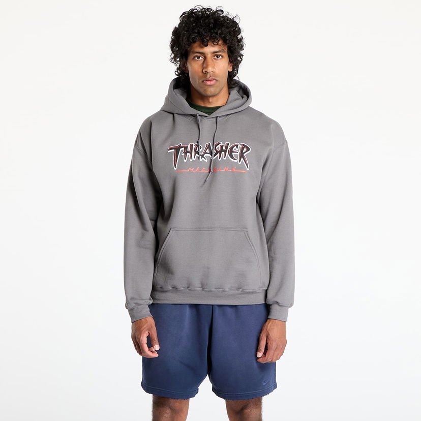 Sweatshirt Thrasher Thrasher Slash Hoodie Grå | 145682