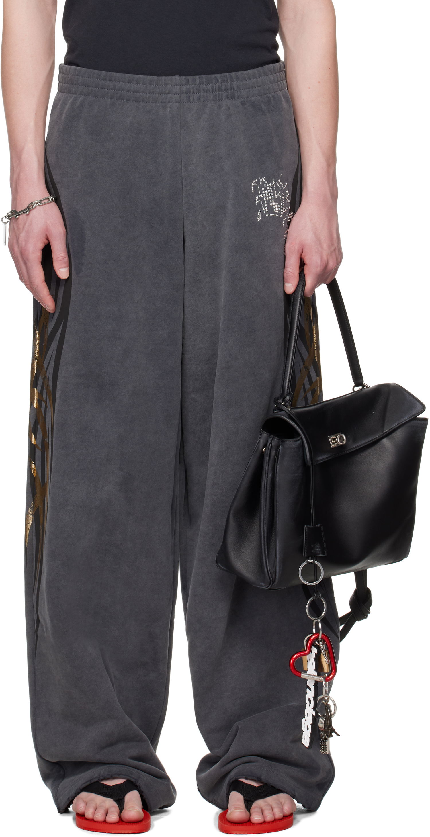 Joggingbukser Balenciaga Tacky Gold Baggy Sweatpants Grå | 803266TRVR6, 0
