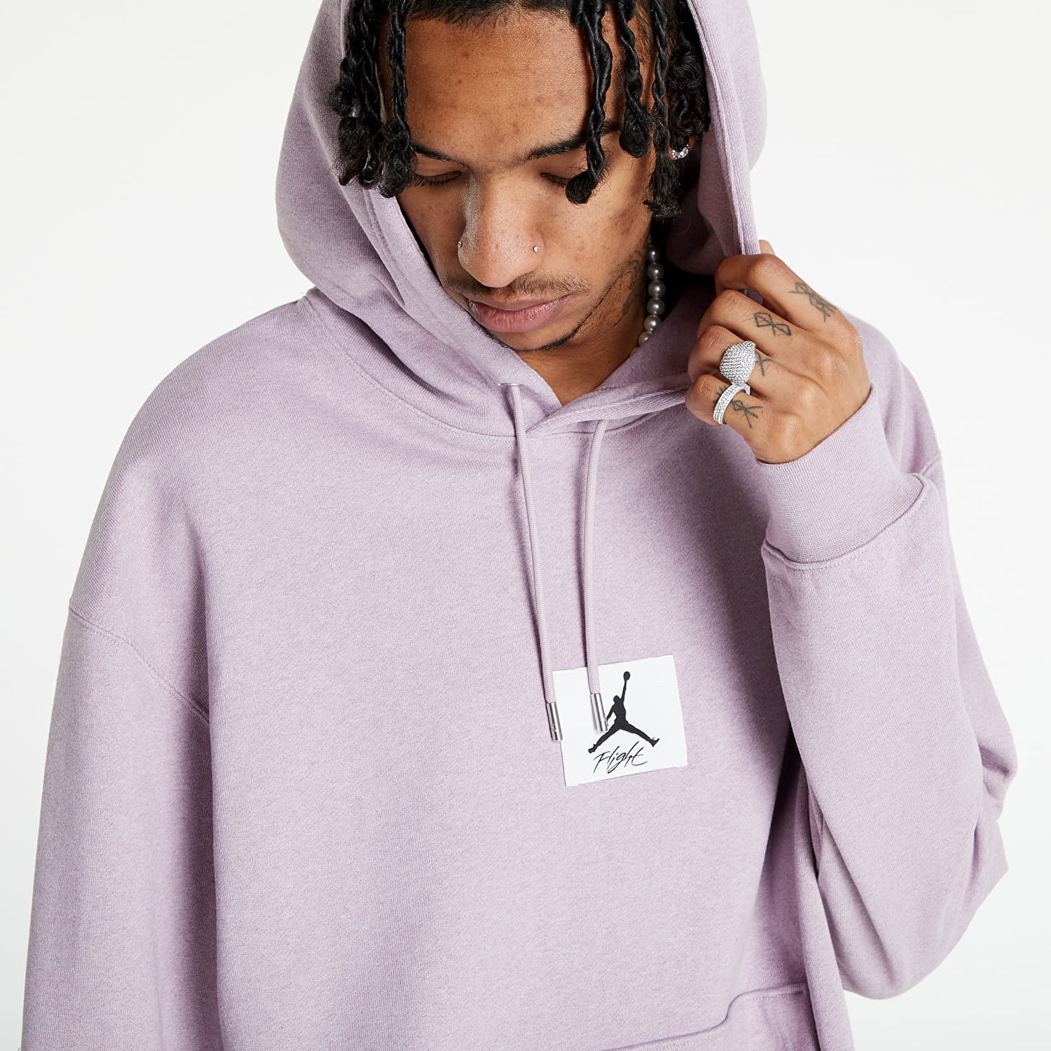 Sweatshirt Jordan Flight Popover Hoody Lyserød | DA9816-501, 1