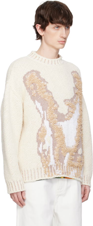 Sweater Lacoste Lacoste Lassie Crewneck Sweater Hvid | AH6772, 1