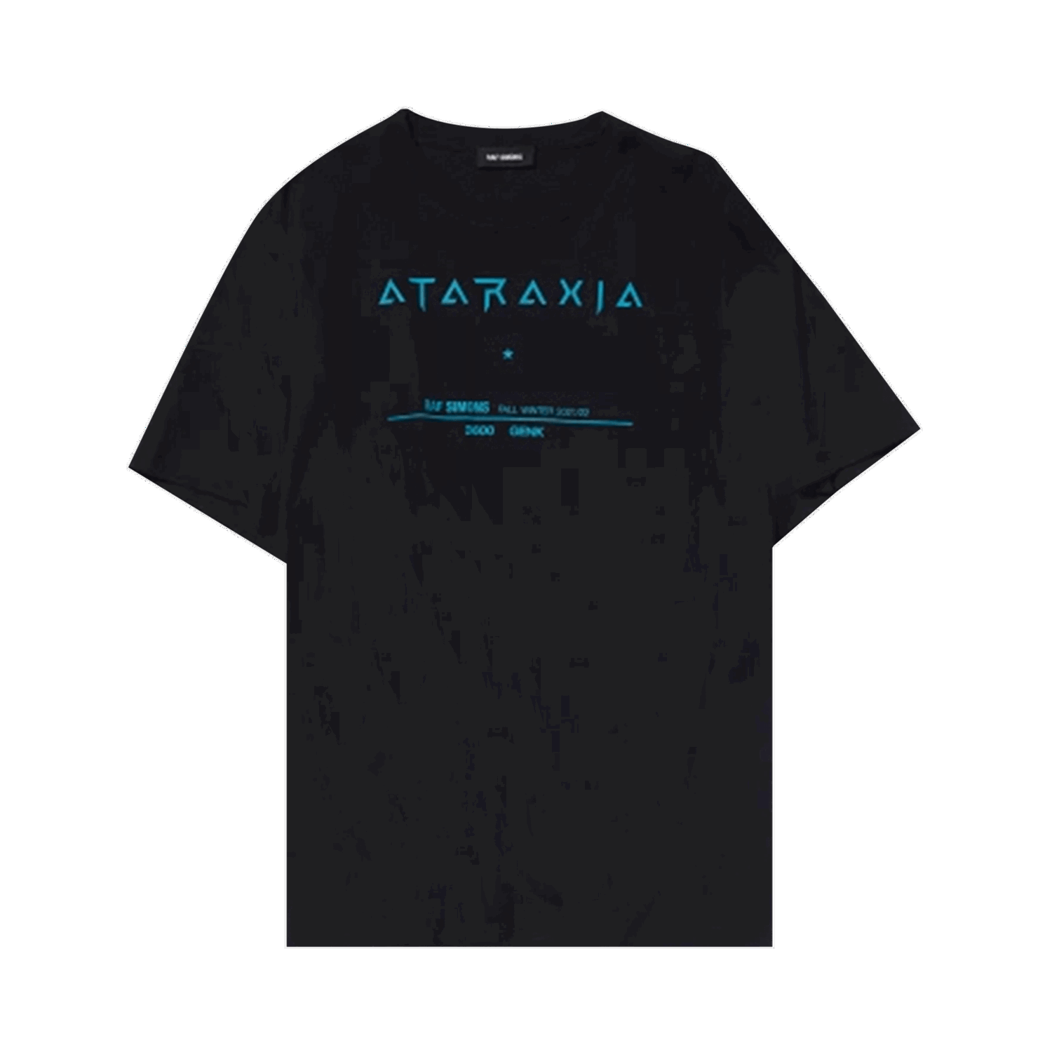 T-shirt RAF SIMONS Ataraxia Tour T-Shirt Sort | 212 M125 19001 0099, 0