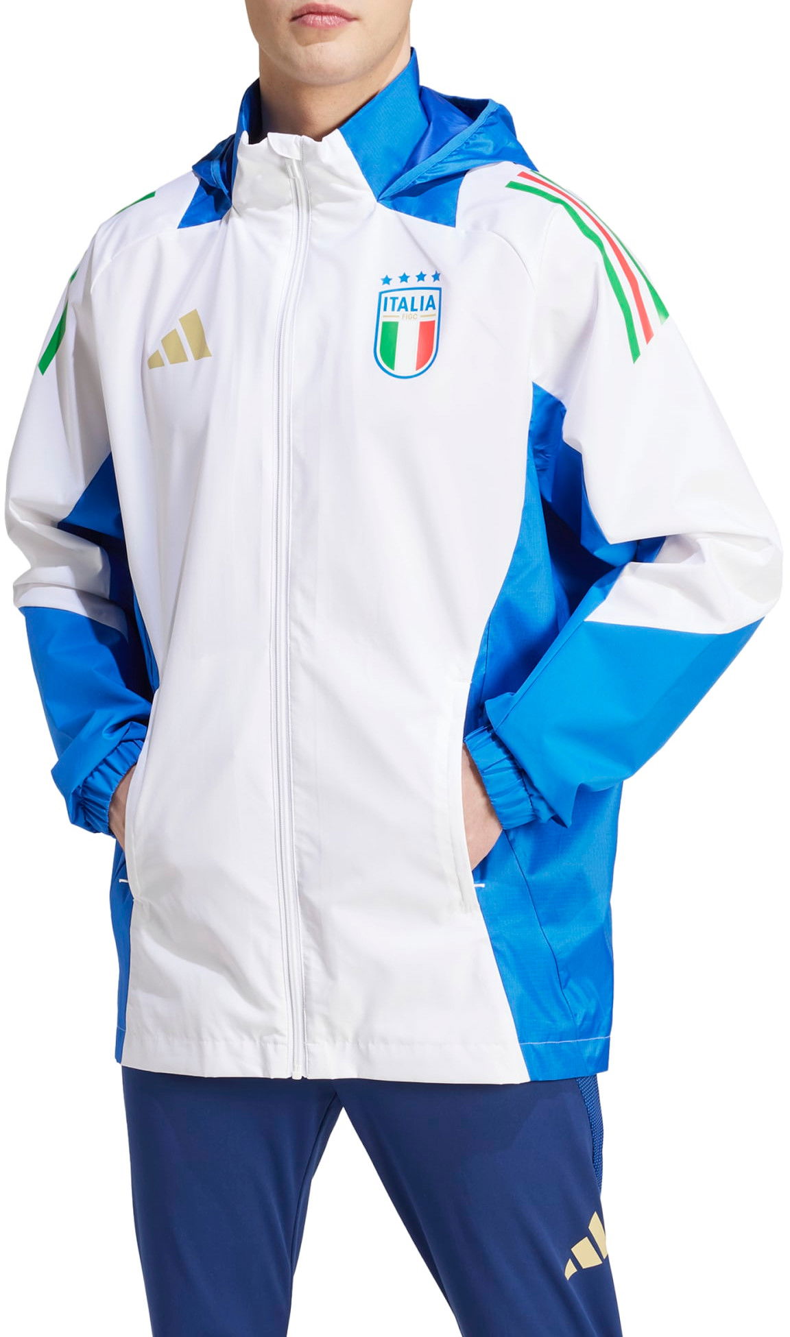 Jakke adidas Originals FIGC AW JKT 2024 Hvid | iq2159, 0