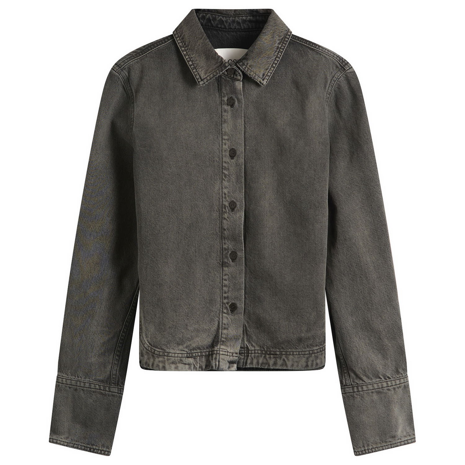 Skjorte CLOSED Curved Hem Denim Shirt Grå | C94645-12C-4E-DGY, 0