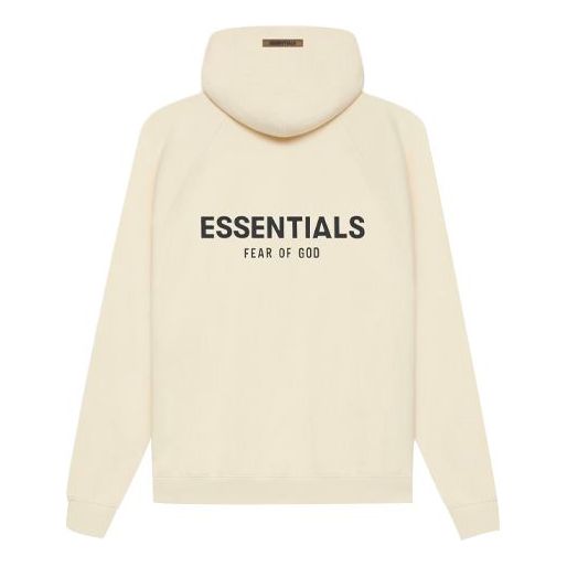 Sweatshirt Fear of God Essentials Pull-Over Hoodie Beige | FOG-SS21-574