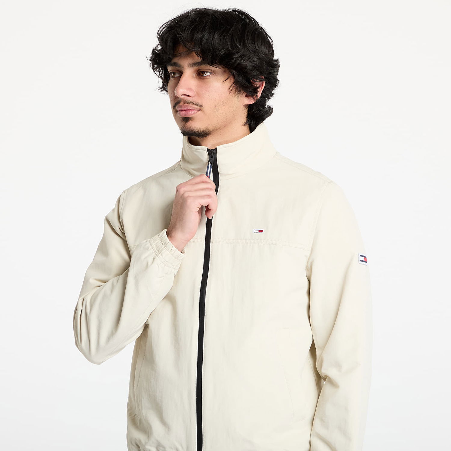 Vindjakke Tommy Hilfiger Tommy Jeans Essential Casual Bomber Jacket Beige | DM0DM15382 ACG, 1