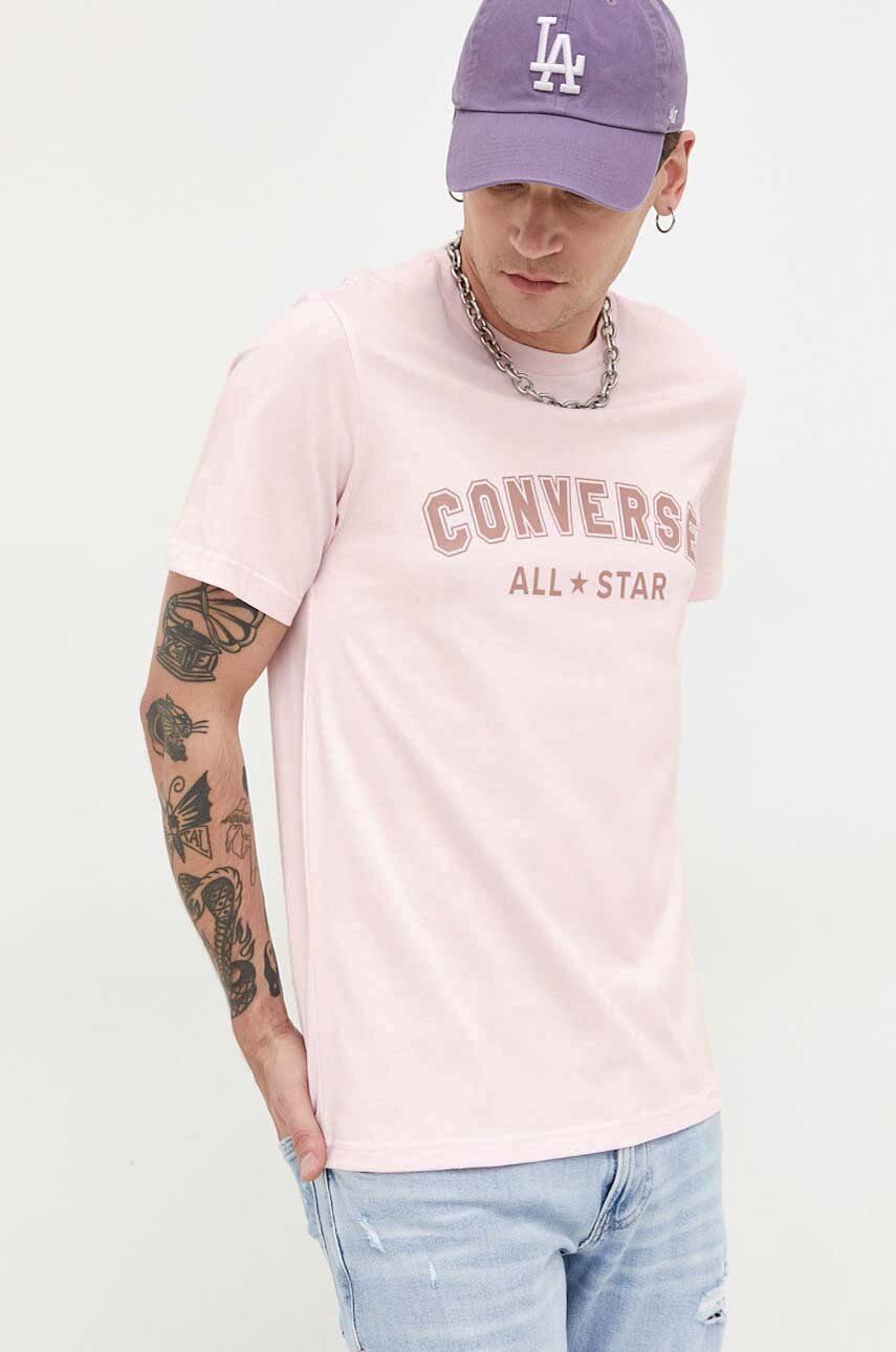 T-shirt Converse Go-To All Star Tee Lyserød | 10024566.A09, 0