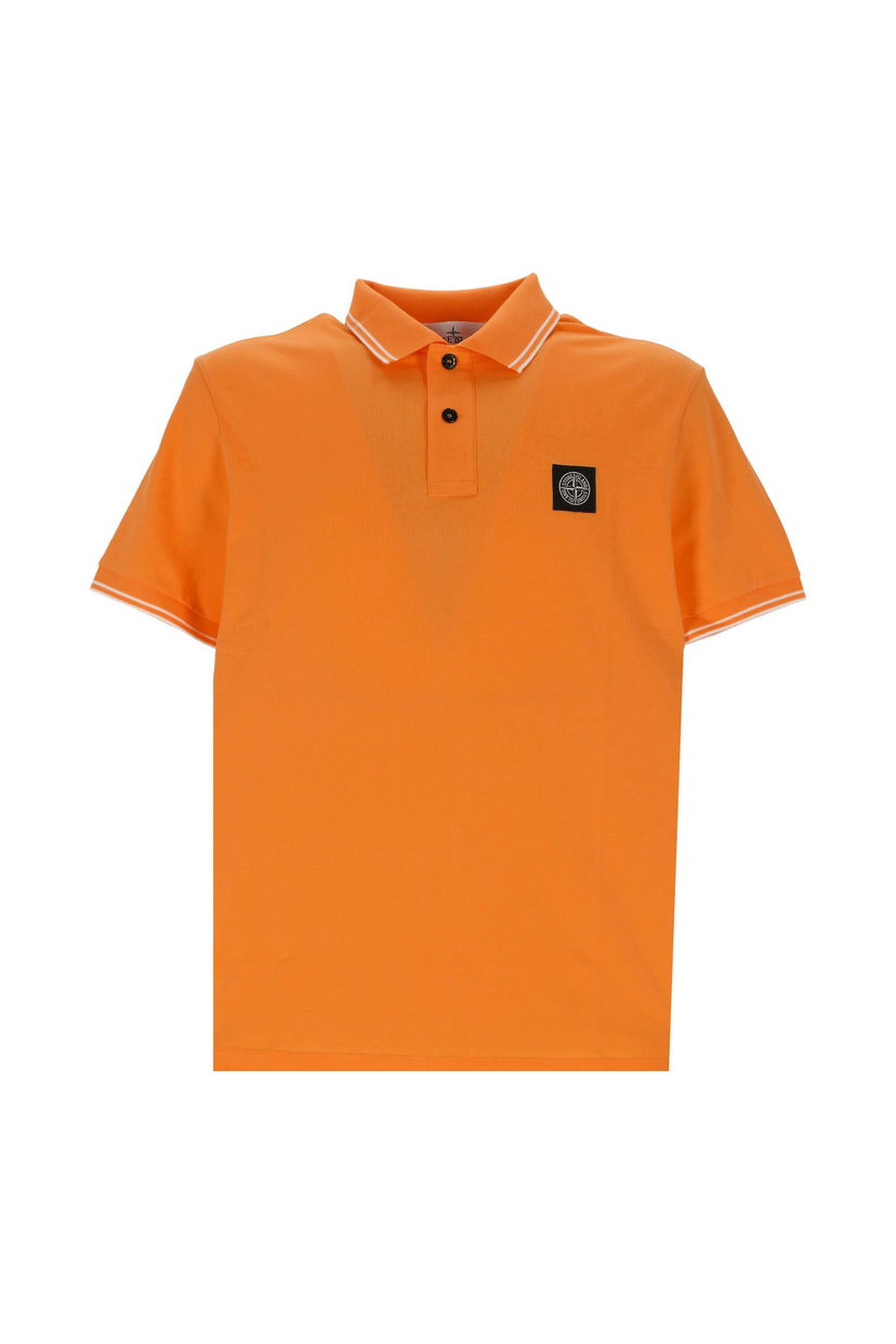 Polo skjorte Stone Island Logo Poloshirt Orange | 10152sc18 v0032