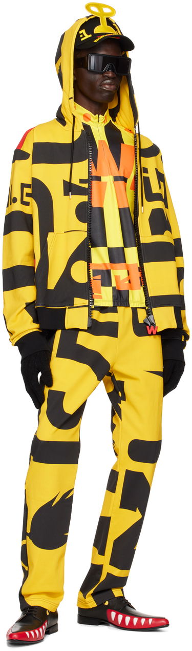 Jersey Walter Van Beirendonck Walter Van Beirendonck Cosmic Dancer Bike Long Sleeve T-Shirt Gul | 7001, 3