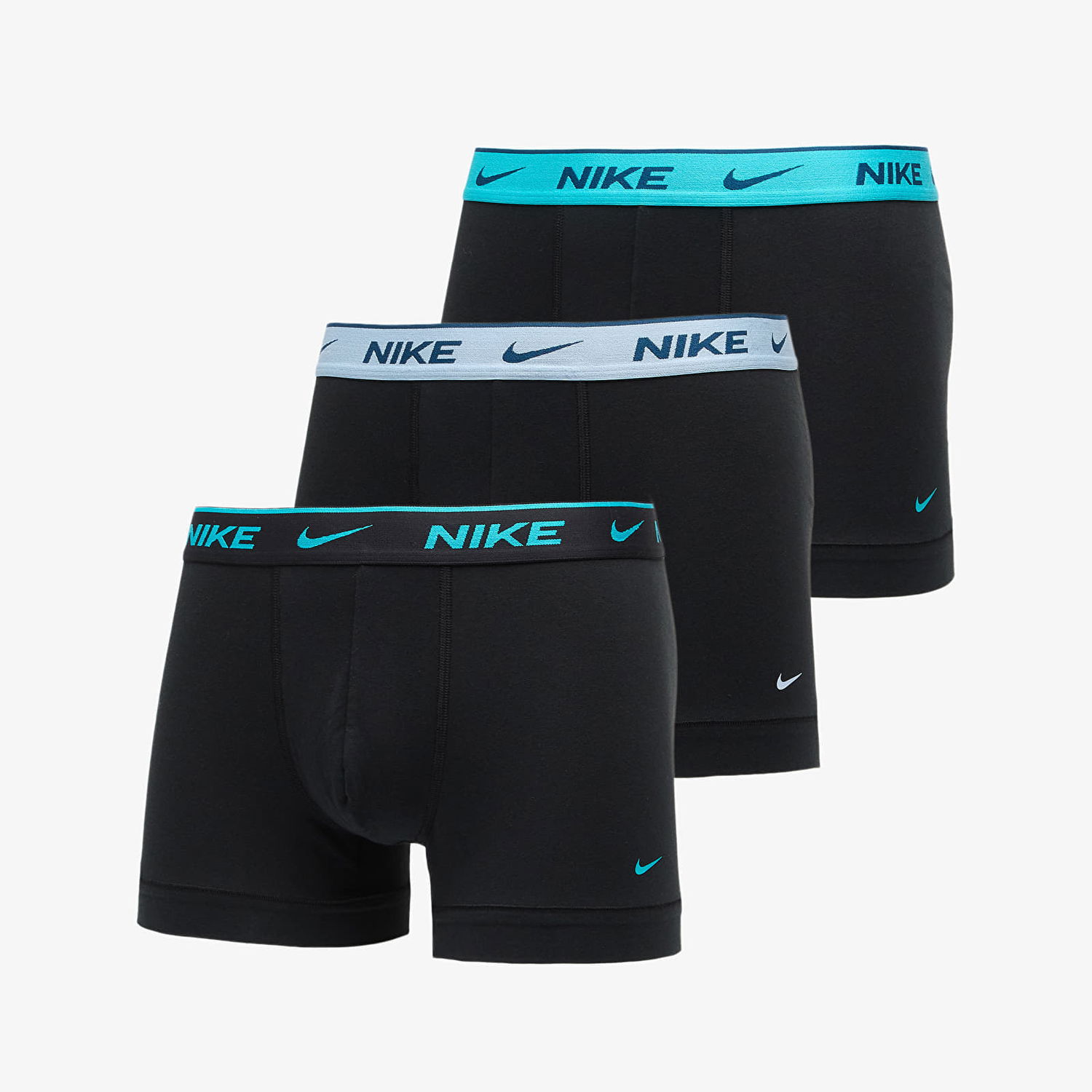 Boksere Nike Dri-FIT Everyday Cotton Stretch Trunks 3-Pack Flerfarvet | 0000KE1008-EXS, 0