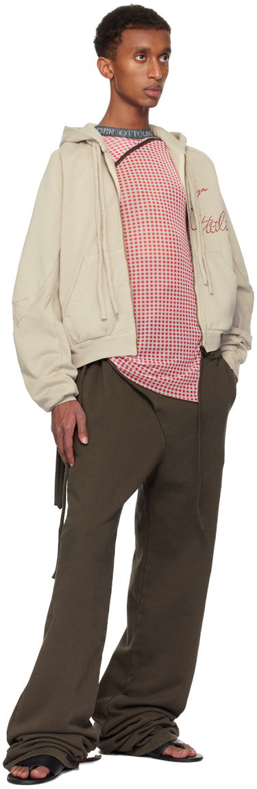 Sweatshirt Ottolinger Ottolinger Oversized Zip Hoodie Beige | 1150204121, 3