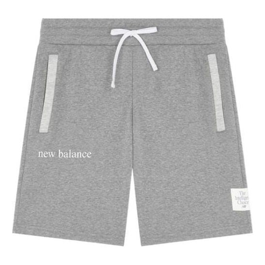 Shorts New Balance Essential Logo Shorts Grå | AMS21552-HC