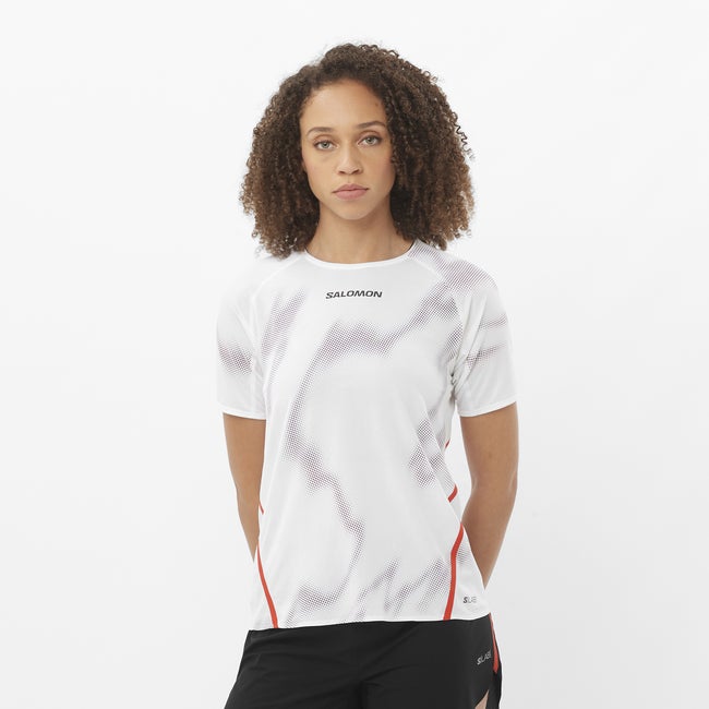 T-shirt Salomon S/Lab Speed T-Shirt Hvid | LC2695200
