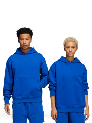 Sweatshirt adidas Originals Pharrell Williams Basics Hoodie Blå | HF9897