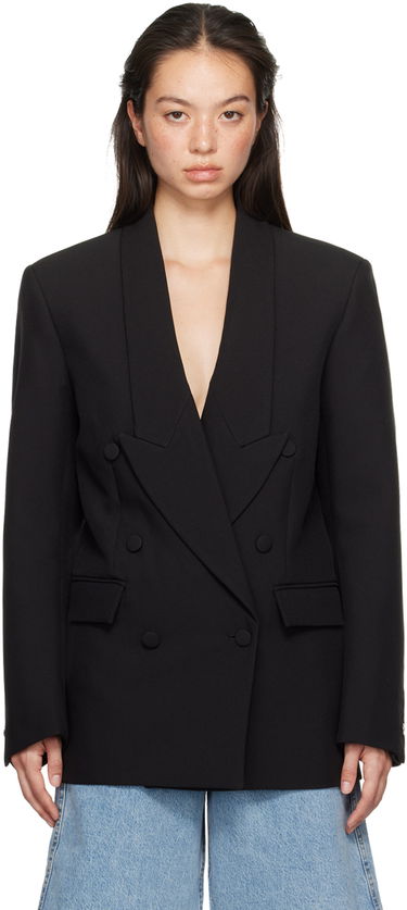 Jakke Coperni Double-Breasted Tailored Blazer Sort | COPV58BISF3004, 0