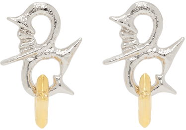 Øreringe Chopova Lowena Chopova Lowena Entwined Star Drop Earrings Metalisk | 6439, 0