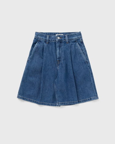 Shorts Carhartt WIP Alta Pleated Denim Shorts Blå | I033345-01.06, 1