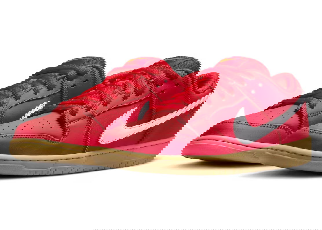Sneakers og sko Nike SB Dunk Low University Red Gum Rød | FJ1674-600, 0
