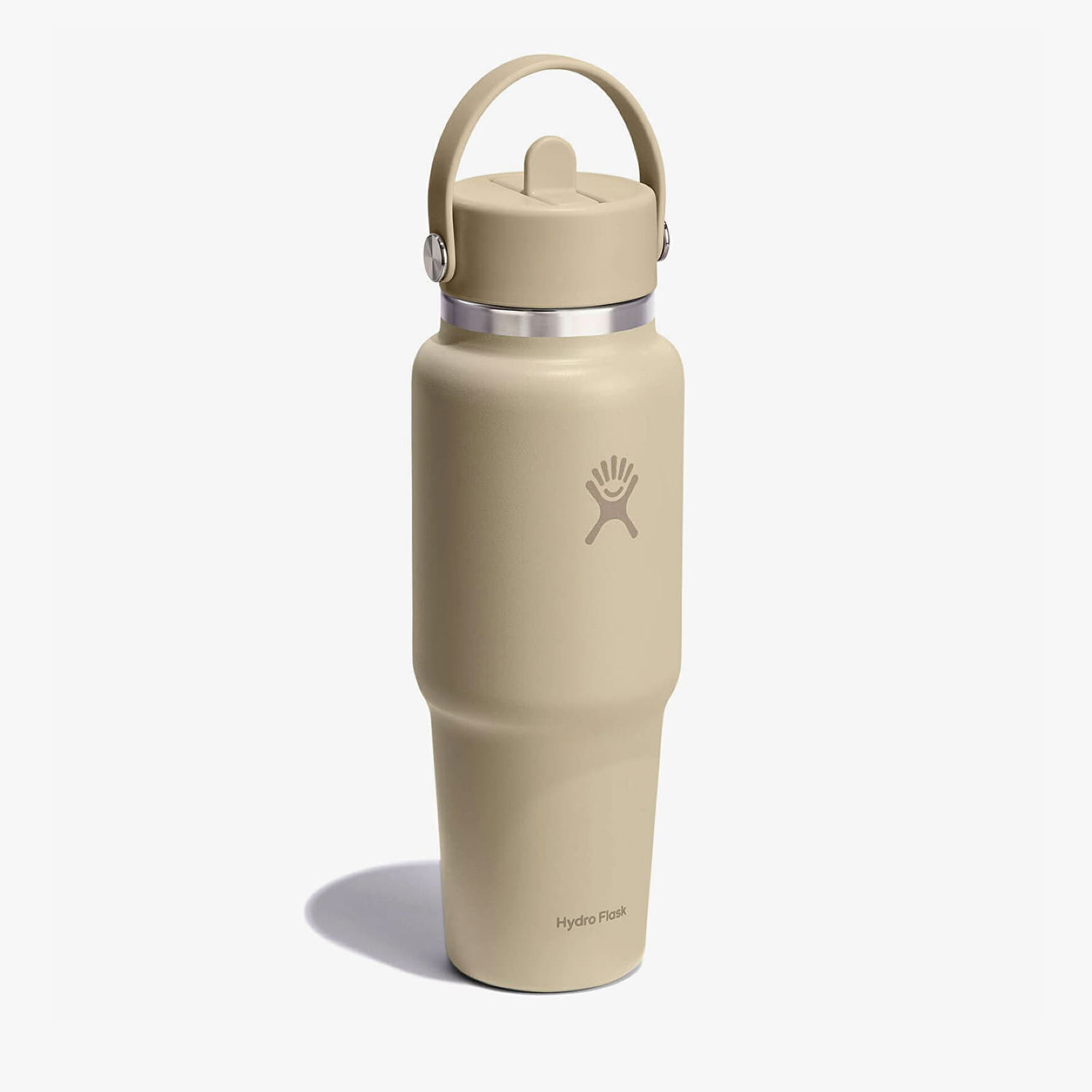 Drikkeflaske Hydro Flask 946ml Wide Flex Straw Travel Bottle Universal Beige | WT32CFS114, 1