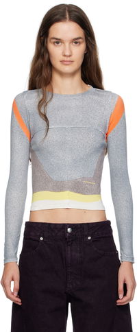 Eckhaus Latta Lapped Baby Crewneck T-Shirt