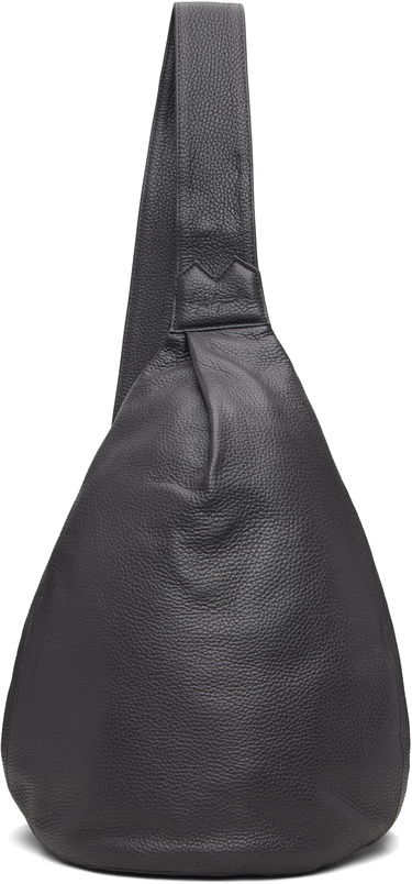 Skuldertaske Yohji Yamamoto YOHJI YAMAMOTO Tuck Sling Medium Bag Sort | DM-I93-707, 0