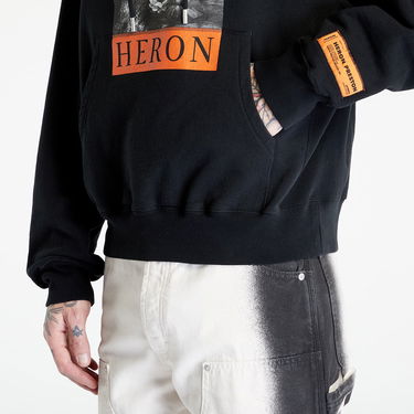Sweatshirt HERON PRESTON Heron Hoodie Sort | HMBB024C99JER0031010, 2