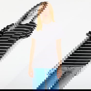 T-shirt Horsefeathers T-Shirt Pyper Top Striped Sort | SW957C, 0