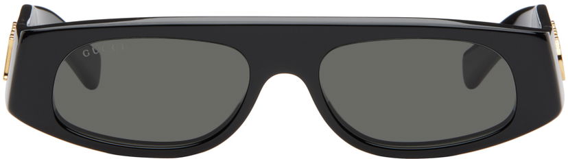 Solbriller Gucci Black Geometric Shaped Sunglasses Sort | GG1771S