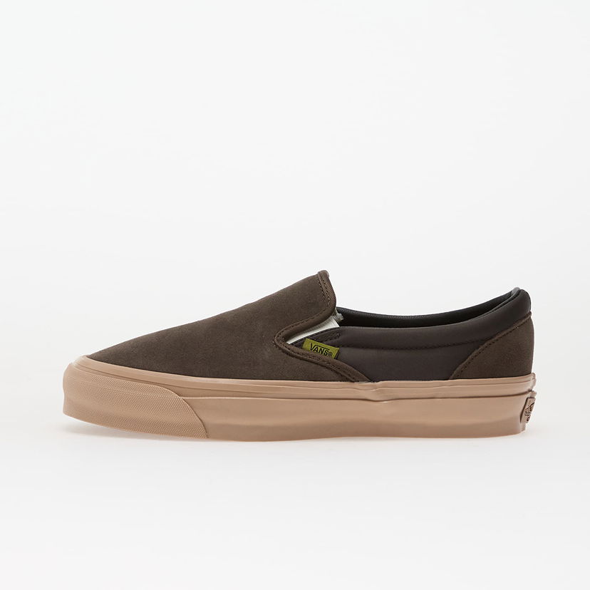Sneakers og sko Vans Classic Slip-On Suede Clean Brun | VN000D9WEMP1