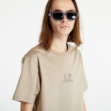 T-shirt C.P. Company Mercerized Jersey Relaxed Fit T-Shirt Beige | 14CMTS159A006499W-330, 3