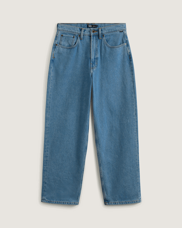 Jeans Vans Check-5 Baggy Denim Trousers, Size: 38 Blå | VN000PQHCDX