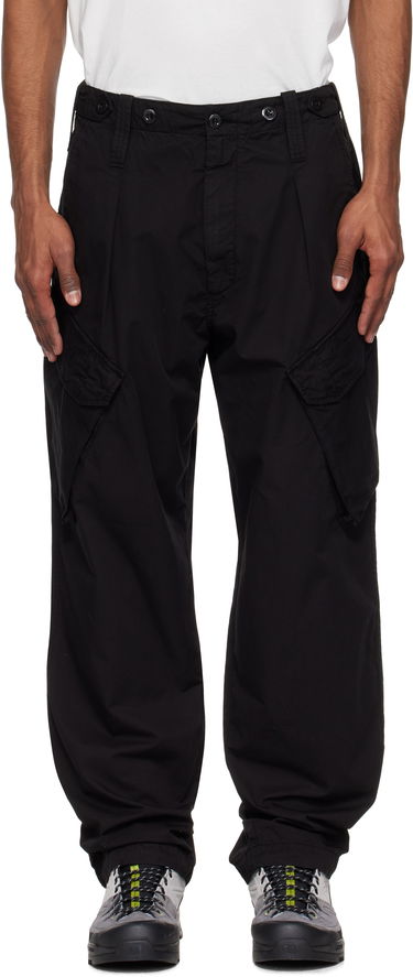 Cargo bukser C.P. Company C.P. Company Loose Cargo Gabardine Pants Sort | 18CMPA286A-110340O, 0