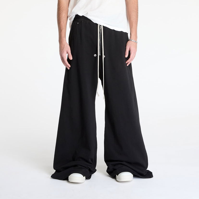 Joggingbukser Rick Owens Rick Owens DRKSHDW Geth Belas Wide-Leg Pants Sort | DU01E3378 RIG 09