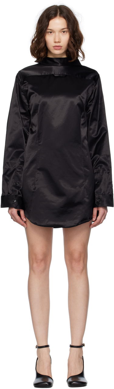Kjole Maison Margiela MM6 Maison Margiela Satin Mini Dress Sort | S52DA0069 MTN084, 0