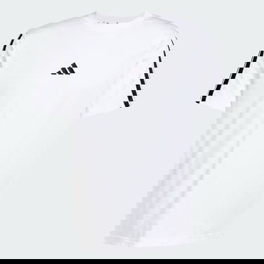 T-shirt adidas Performance 3-Stripes Single Jersey Tee Hvid | JW1952, 4
