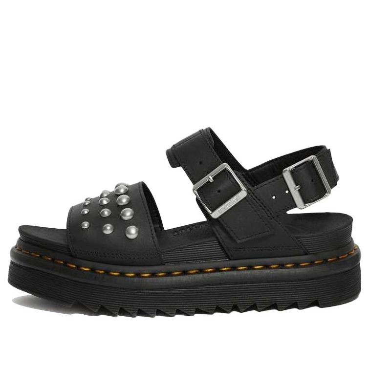 Sneakers og sko Dr. Martens Voss Leather Studded Sandals Sort | 25454001, 0