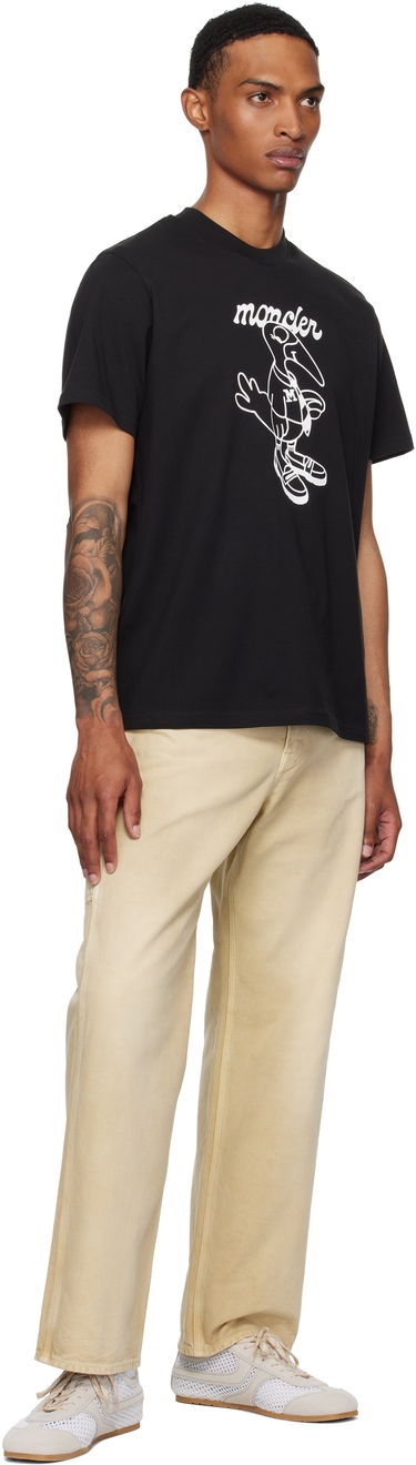 T-shirt Moncler Moncler Archivio Creativo Graphic T-Shirt Sort | K20918C0001689AJS, 4