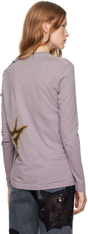 T-shirt Collina Strada Collina Strada Tosh Long Sleeve T-Shirt Lilla | XX3377, 2