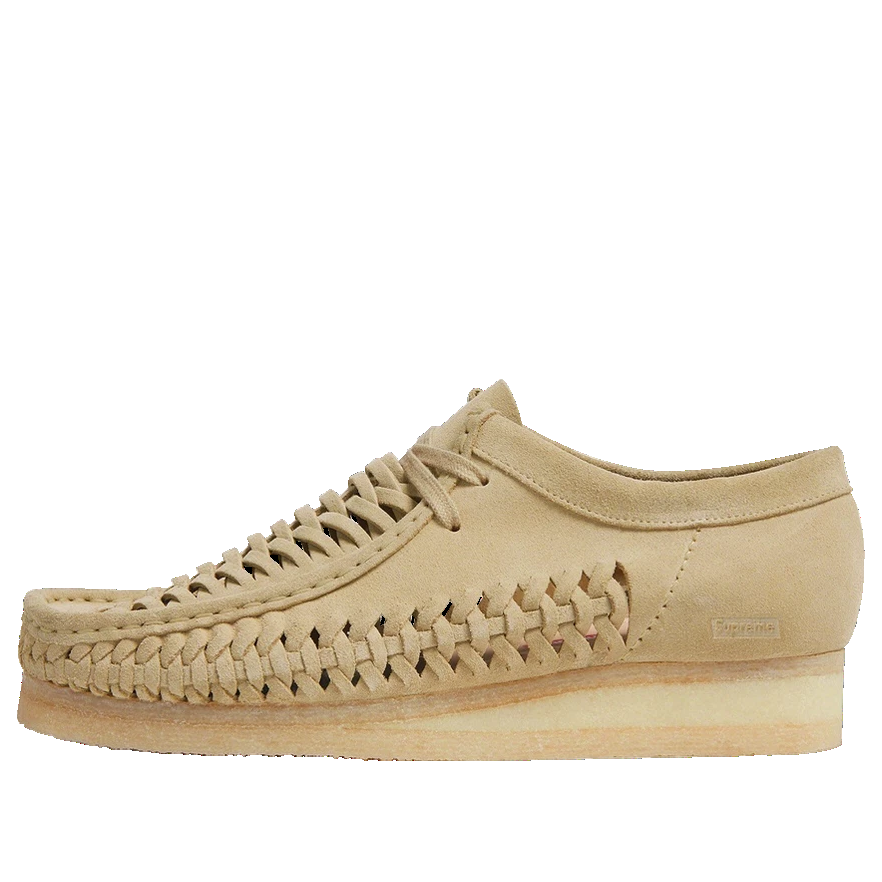 Sneakers og sko Clarks Clarks x Supreme Woven Wallabee Beige | 26160850, 0