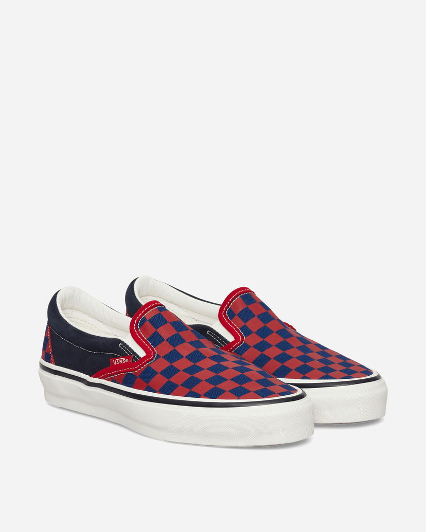 Sneakers og sko Vans Classic Slip-On Reissue 98 Checkerboard Rød | VN000E969Y01