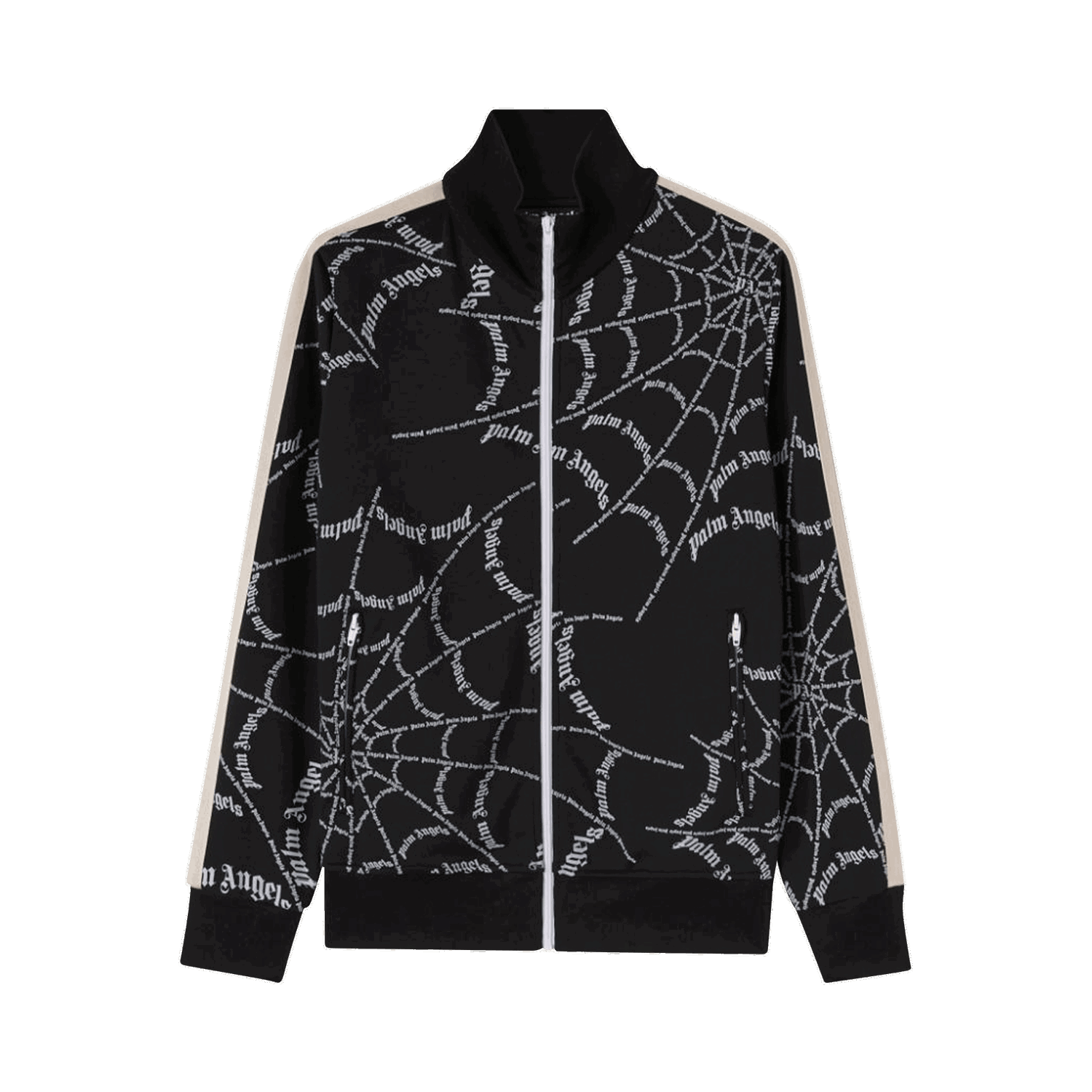 Sweatshirt Palm Angels Spider Web Classic Track Jacket Sort | PMBD001F22FAB0061001, 0