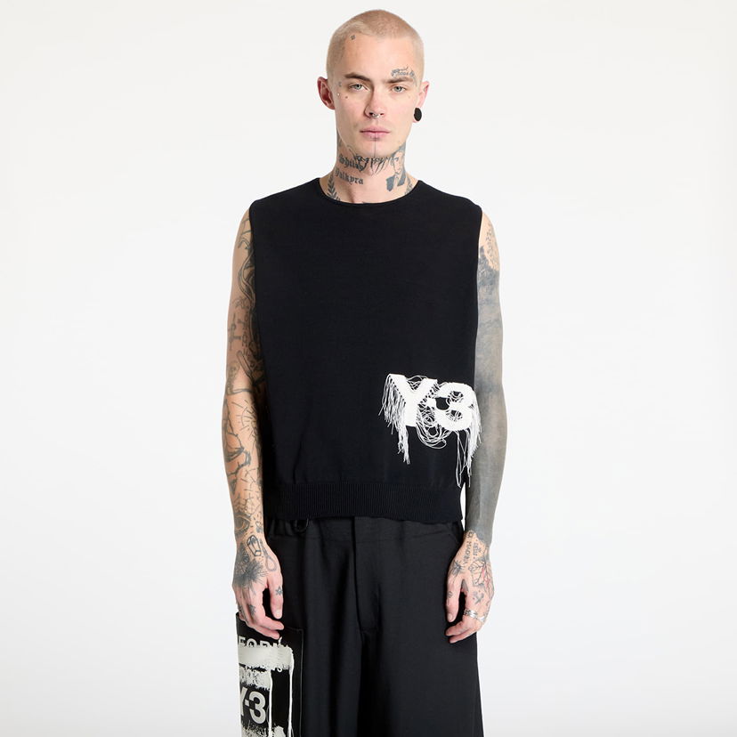 Tanktop Y-3 Knit Vest With Logo Detail Sort | JN1983