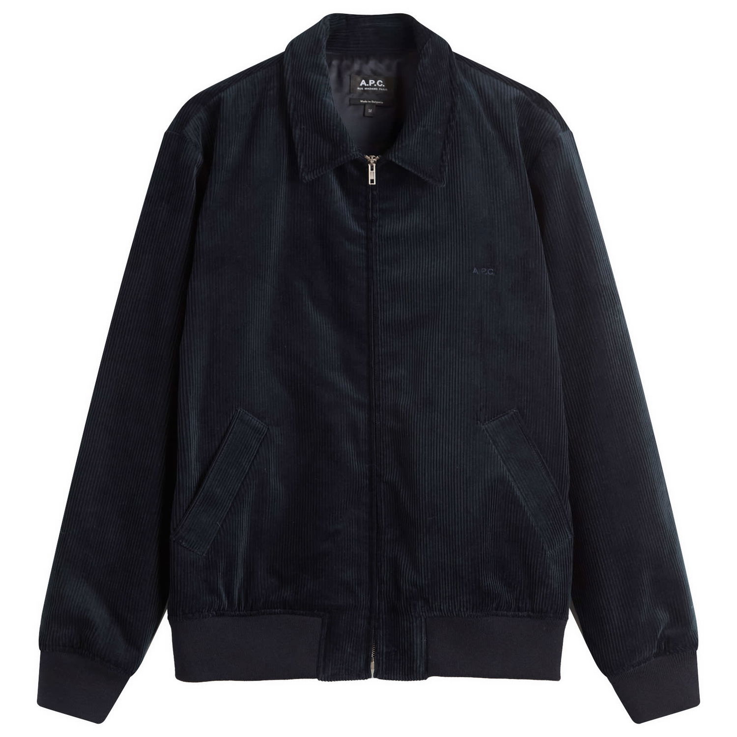 Jakke A.P.C. A.P.C. Men's Gilles Corduroy Jacket, Size Small Mørkeblå | COHBB-M32019-IAK, 1