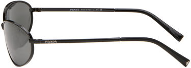 Solbriller Prada Logo Oval Sunglasses Sort | 0PR A59S 1AB60G59 8056262147764, 2