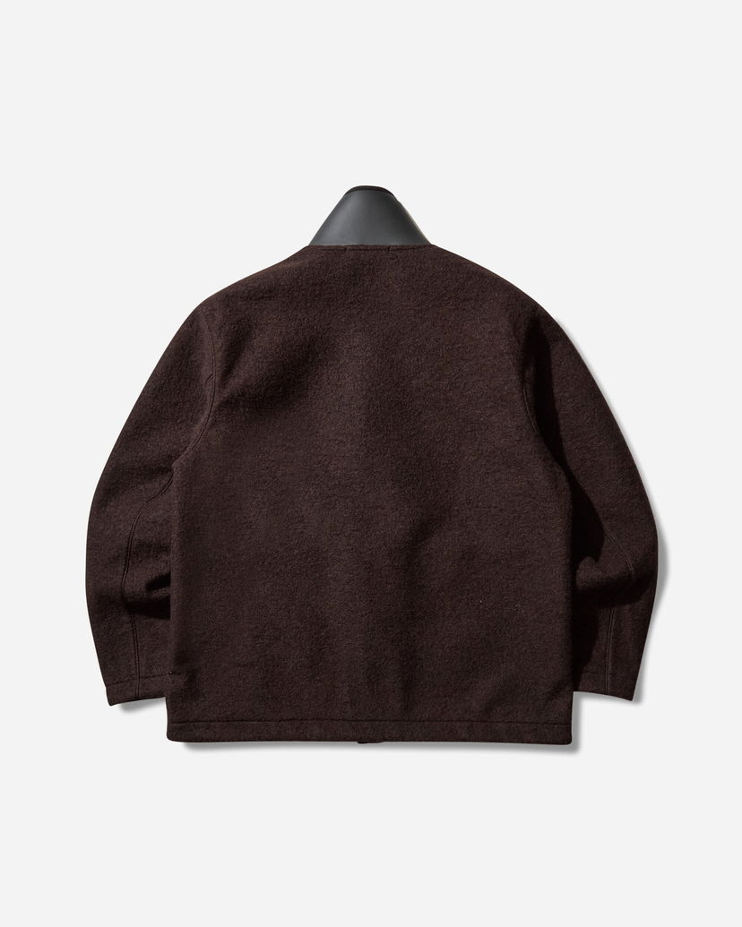 Jakke Stone Island Shell-Trimmed Brushed Wool Jacket Brun | K2S15-Q100020-S0X22 V007B