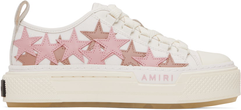 Tøj AMIRI AMIRI Stars Court Low Hvid | AWFOSR1035