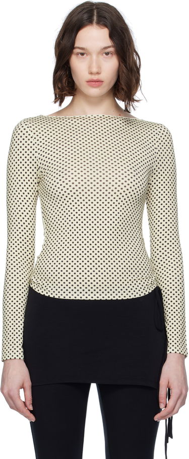 T-shirt Miaou Miaou Amelia Polka Dot T-Shirt Gul | 7183TJBBNP, 0