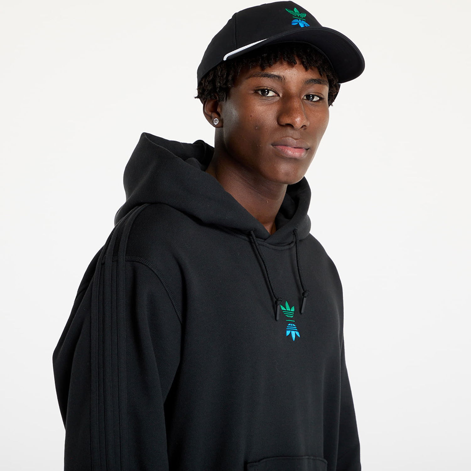 Sweatshirt adidas Originals Rolling Links Hoodie Black Sort | IW6657, 1