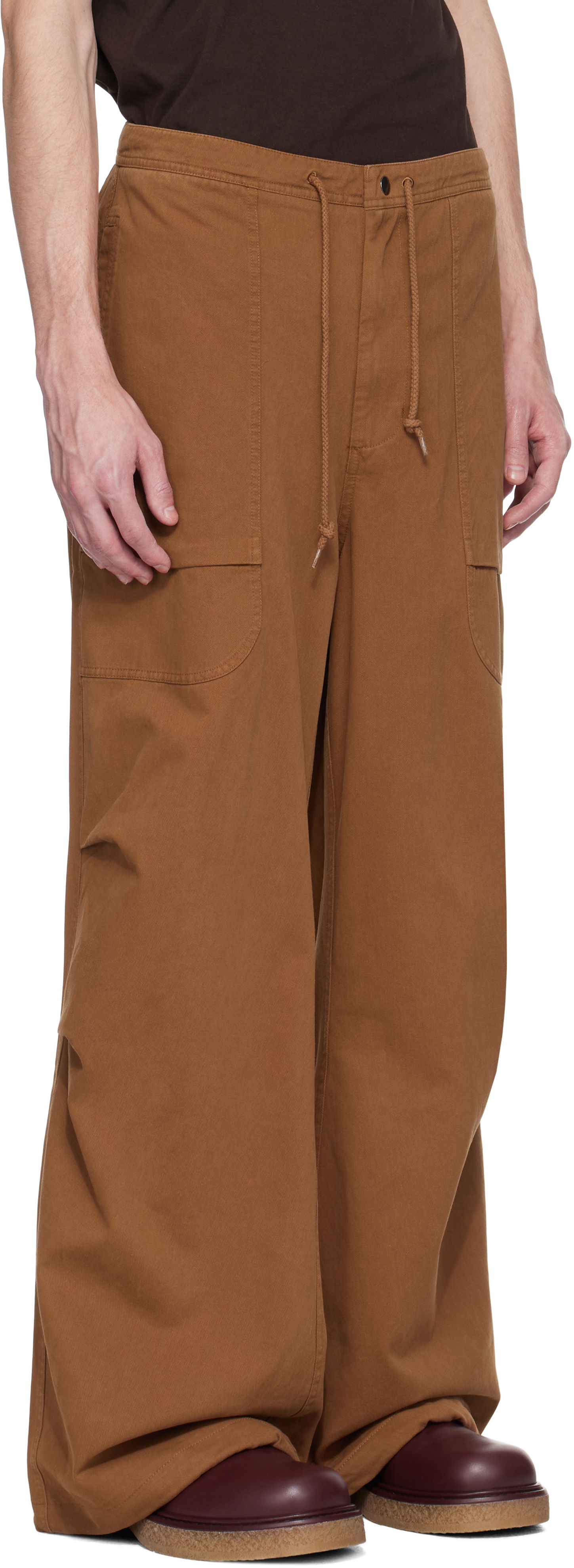 Cargo bukser Entire Studios Entire Studios Barren Cargo Trousers Brun | ESU-S25-3021-CO, 1