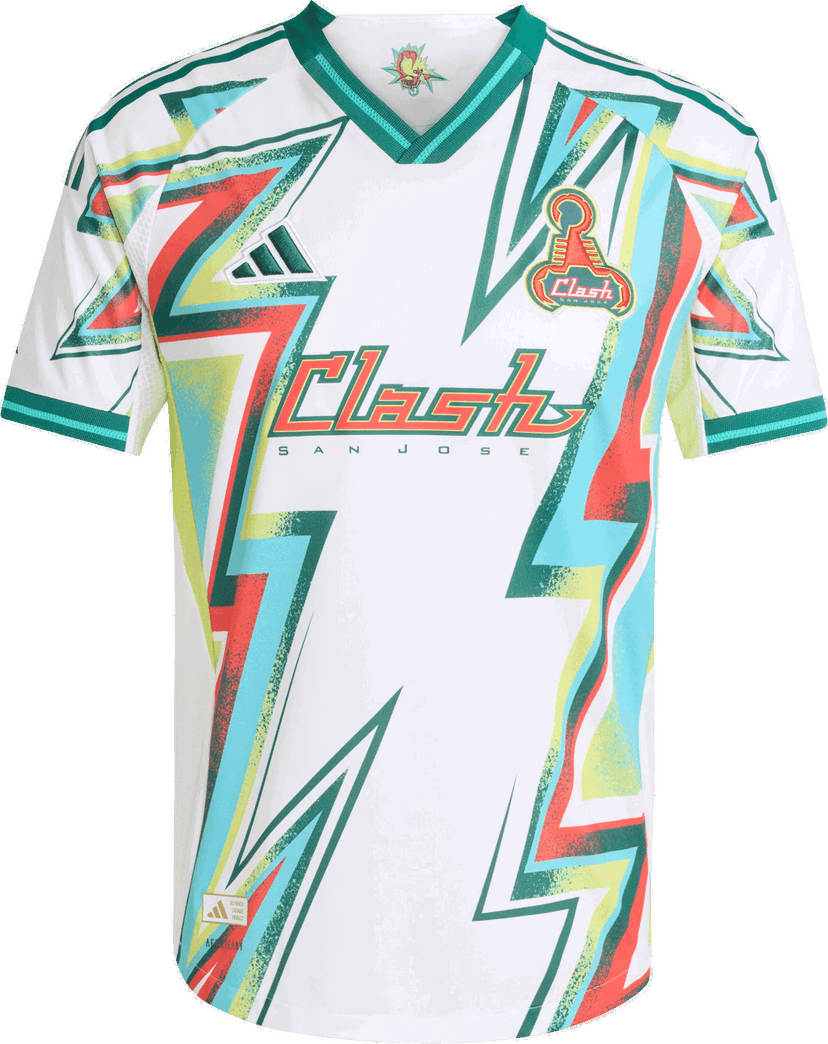 Jersey adidas Originals San Jose Earthquakes Authentic 3rd Jersey 2025/26 Hvid | ji7327