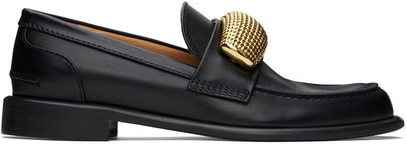 Tøj JW Anderson JW Anderson Popcorn Loafers Sort | ANW42045A